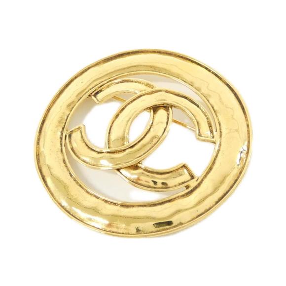 CHANEL Gold Brooch - Picture 1 of 5